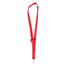 Lanyard Peann Fabraice Lom le Sealbhóir Peann & Gloiní
