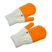 Lustige Gänsehandschuhe, warm für Frauen und Freundinnen, süßes Geschenk, originelle dicke Winterhandschuhe, normalweiß