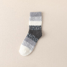 Women's Socks Warm & Cozy For Women Stocking Stuufers Fuzzy Plush Sleeping Slipper Socks Soft Warm Fabric,Gray Women's Accessories Socks