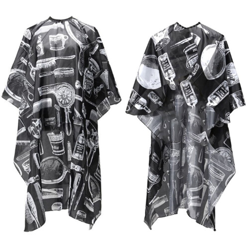 Barber Cape Adjustable Waterproof for Hair Cutting Coloring