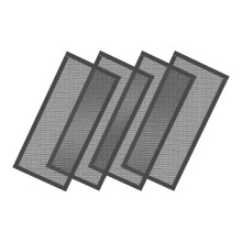 4 darabos dekoratív padlószellőző fedél, nagy teljesítményű, könnyen felszerelhető, kompatibilis a standard padlószellőzőkkel