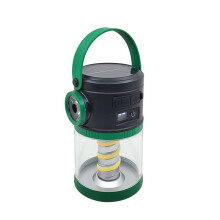 Solar Camping Light Digital Display Power Type-C Charging Mosquito Repellent Light Power Bank Emergency Light Green