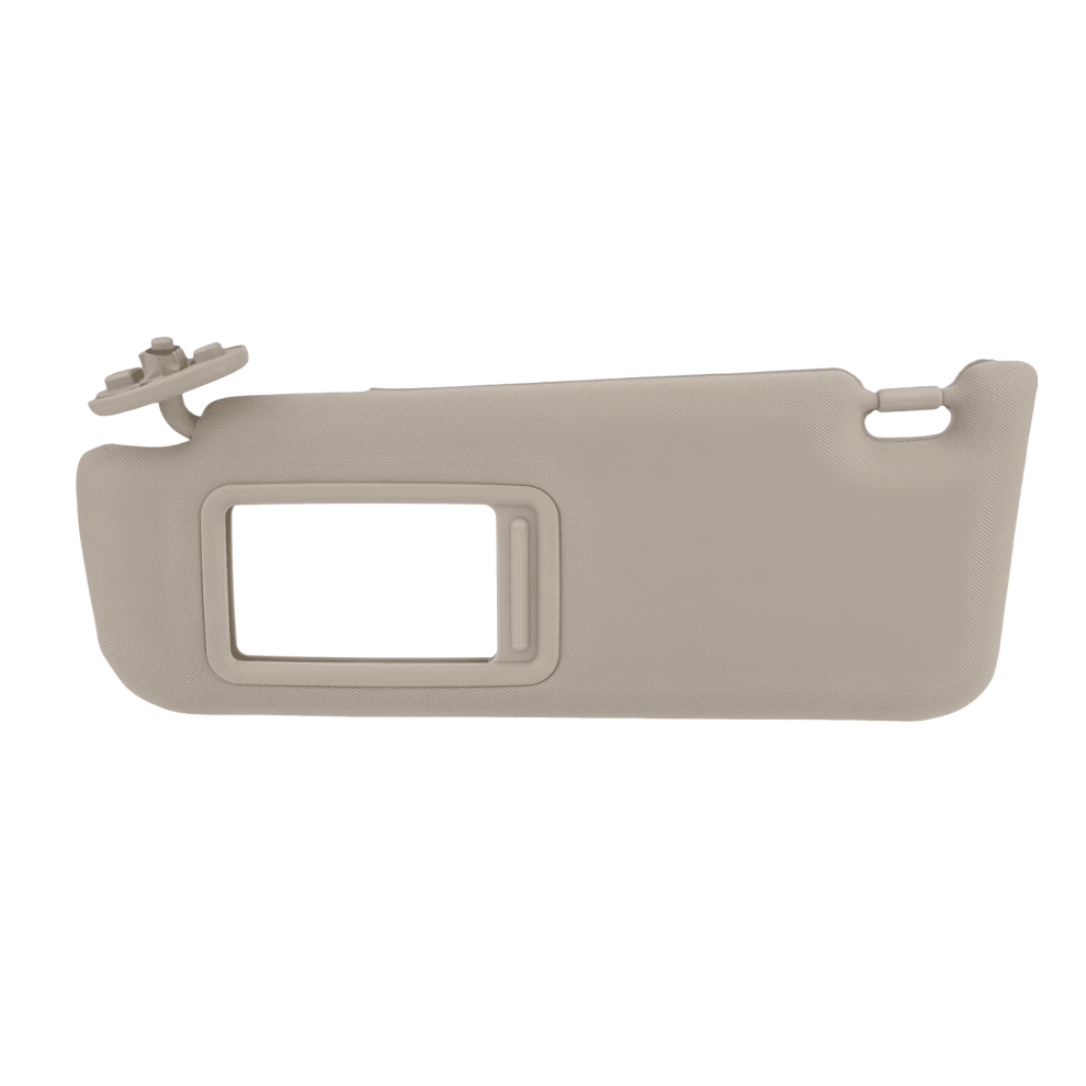 Left Driver Side Sun Visor For Toyota Camry 2012 2013 2014 2015 2016 2017 With Vanity Mirror Replacement Oem 74320-06610-B1- Beige 9479868450882