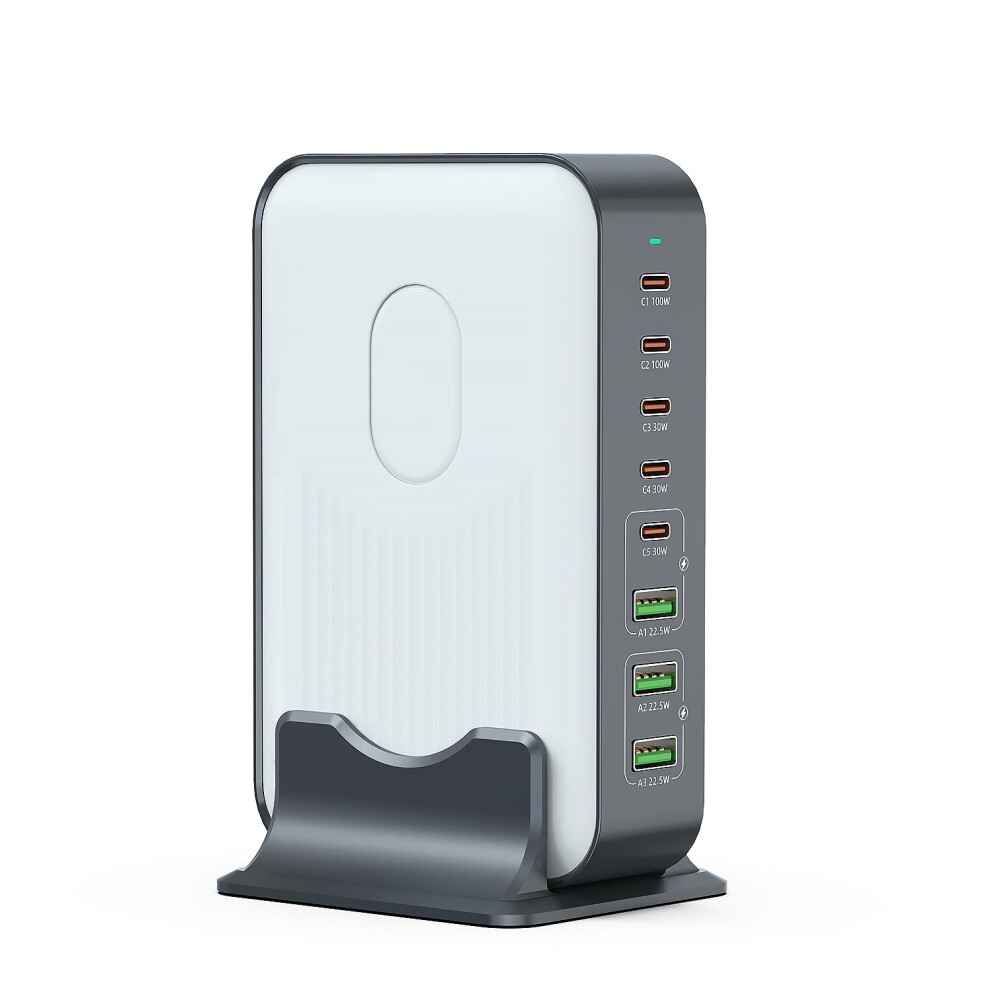 200W 8 Port Usb C Charger Station Dual 100W Pd Pps Fast Charging Hub For Laptop And Phone 9092120216912