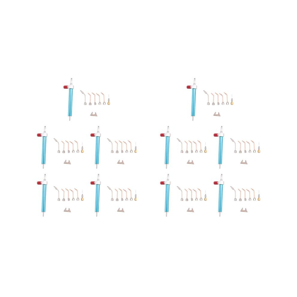 10X Jewelry Tool Water Oxygen Welding Torch With 5 Tips Jewelry Hydrogen Equipment Goldsmith's Tools 6033335405152