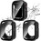 XiHAMA2-Pack2-σε-1 Αδιάβροχη θήκη συμβατή με Apple Watch SE, SE6/5/4 – Προφυλακτήρας υπολογιστή + 1