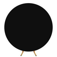 Husă pentru suport cu arc rotund cu benzi elastice, fundal, decorare pentru ceremonie