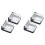 4x Power Push Button  Cover,Waterproof and Collision Resistant, Safety Protector for 25mm Mounting Hole A 1