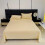 1Pcs Solid Color Flat Sheet, Twin Size, Soft Breathable Cotton Sheet for Home, Hotel 1
