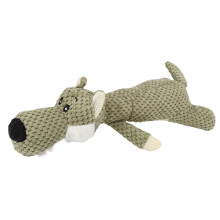 Pineapple Plush Squeaky Wolf Dog Toy for Small Medium Breeds