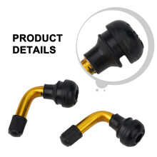 2 Pcs Tubeless Tyre Valve Stems For Electric Scooter Pvr50 60 70 Air Tyre Valve Stem For Electric Dirt Bike Scooter Parts Prv70 (90 Degree)
