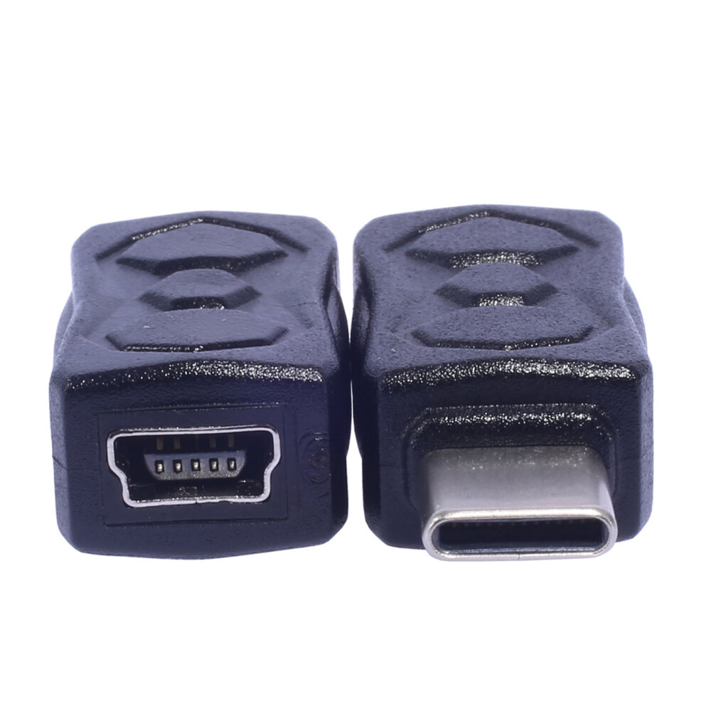 Tizuqe Mini Usb To Usb C Converter Female To Male Adapter Support 5V 2A Charge & Data 9028731575117