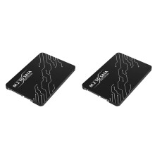 2X Adaptateur M.2 Vers Boîtier 2.5, Convertisseur SSD NGFF Basé sur B & M Key Vers Prise en Charge de Carte 3.0 2230 2242 2260 2280