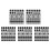 800Pcs Assorted Size Rubber End Caps, Flexible Screw Thread Protector Caps Round Vinyl Bolt Screw Cover Caps in 9 Size 1