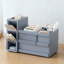 Pen Organizer, Desk Caddy for Markers Supplies, Multi-Compartment Vertical Design, for Home Office Craft Room, Good for Artists Professionals