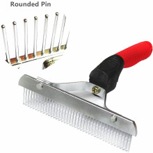 Pet Comb Extra-Large Rake Comb Grooming Brush Deshedding Tool Beauty Comb For Large Dogs Golden Retriever Husky German Shepherd