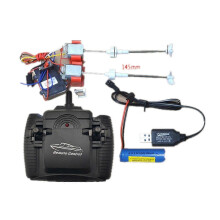 (145MM) Rc Boat Model Boot Kits Shaft+socket+motor+propeller+controller+receiver Kit Fg