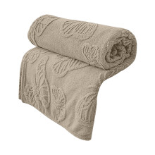 Super Soft 3D Clouds Jacquard Throw Blanket (70.87"x78.8", Coffee), Lightweight & Cozy for All Seasons