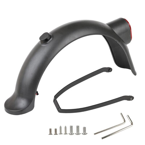 Compatible with  Electric Scooter 4 Pro Rear Wheel Mudguard 4Pro  Proof ABS Plastic Parts  Support Kit 1