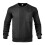 SYMOID Herresweatshirt Sort Tøj til Herrer Efterår og Vinter Sweatshirt Pullover Ensfarvet 1