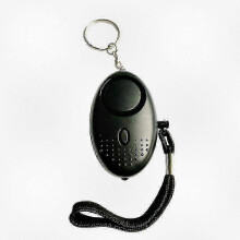(Black) Personal Emergency Alarm with 130db Sound - Approved by Law Enforcement for Safety in Panic Situations and Attacks