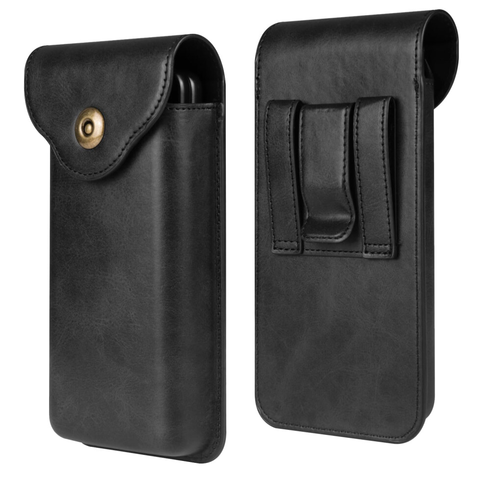 Leather Phone Holster For Samsung Galaxy Z Fold 7/6/5/4/3, Waterproof Cell Phone Belt Pouch With Magnetic Closure 9092120217780