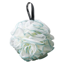 Bath Loofah Sponge Shower Pouf, Soft Mesh Body Scrubber for Exfoliation & Cleansing – Blue, Compatible with All Showers