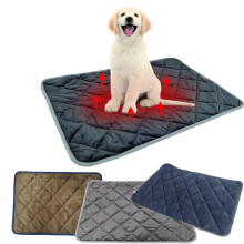 Tapete térmico autoaquecido DAMAI para animais de estimação, 61 x 46 cm, para uso interno e externo, lavável e antiderrapante, marrom.