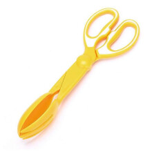 (Yellow) 2Pcs Long Handle Pet Dog And Cat Waste Shovel Pet Tongs Clamp Poop Cleaning Clamp Clip Tool