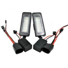 2Pcs 12V 6500K Car License Plate Light for VW Volkswagen EOS Golf LUPO New Beetle Passat Polo Sedan Phaeton Scirocco