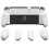 Skull & Co. NeoGrip Ergonomic Hard Shell with Replaceable Grips for Nintendo Switch OLED & Regular – White 1