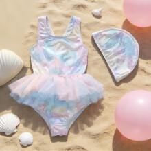 Girls Swimsuit 1 Piece Swimsuit Girls Quick Dry Girls Bikinis Summer Swimwear 4-5 Years