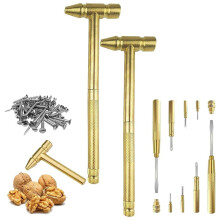 Willedup Hammer, 6 In1 Multifunction Copper Hammer, Multifunction 6 In 1 Jewelers Hammer Set