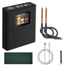 Bärbar Minipunktsvetssats med LCD-Färgskärm, 500 MAh Uppladdningsbart Litiumbatteri för Reparation Av 18650-Celler/Batterier