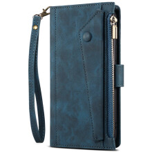 Wallet Case for Honor 400 Pro with RFID Blocking, PU Leather Magnetic Flip Zipper Cover with Card Holder