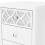 Arianna 3 Drawer Bedside Cabinet White 3