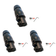 3X Solar PV Connector Plug Waterproof IP68 4000V 40A for Solar PV System Panel Parallel Protection Kit LY01-Female