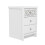 Arianna 3 Drawer Bedside Cabinet White 8