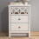 Arianna 3 Drawer Bedside Cabinet White 1