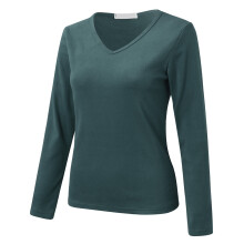 Youmylove Women Crew Neck Lined Thermal Underwear Slim Warm Base Layers Long Sleeve Shirts Winter Top Warm Base Layers
