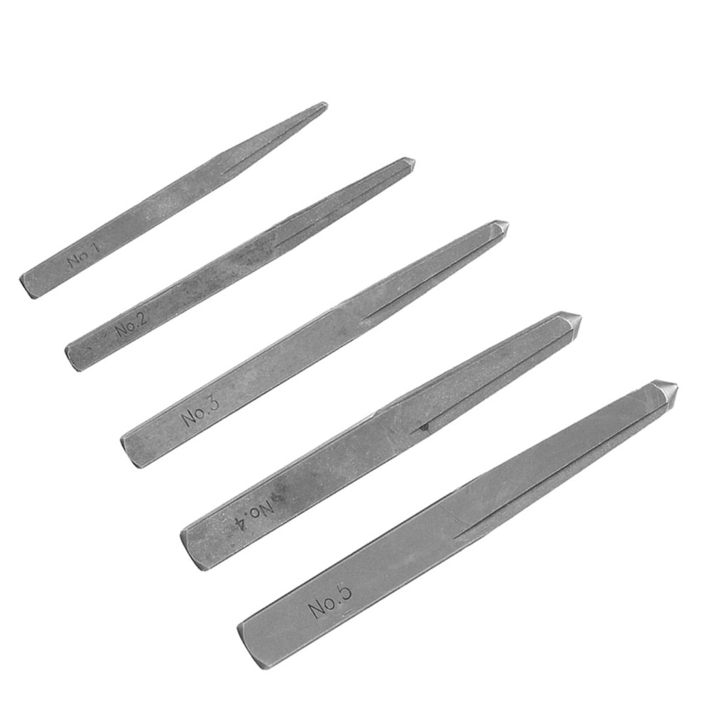 5Pcs Screw Extractor Broken Damaged Bolt Easy Out Removal Tool Square Type For Household And Professional Electrician 9365509162491