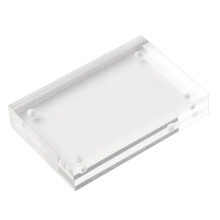 Transparent akryl fotoram magnetisk poster display stativ tjockt 8+8mm