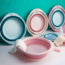 Plastic Basin,Multipurpose Foldable Collapsible Washbasin Lightweight Portable Basin,Collapsible Basin for Camping Sink and RV Sinks