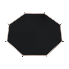 Trampoline Shade Cover Reliable Backyard Trampoline Top Cover Sun Shelter 10ft for 8 Poles Black