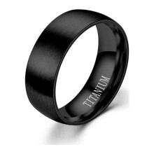 Roestvrijstalen draaibare ring voor dames en heren, maat 6-13