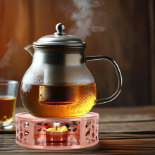 FRCOLOR Teapot Warmer with Candle Holder Metal 1 Piece