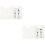 4Pcs White PP Shirt Packing Liner Board Anti-Wrinkle Clothes Folder 5