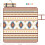 Κουβέρτα πικνίκ PUMIER Boho, 79"x79" αδιάβροχη και ανθεκτική στην άμμο πτυσσόμενη για 1