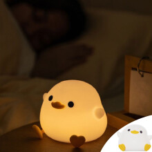 LED-Nachtlicht mit Entenmotiv, leuchtendes Nachtlicht mit Silikagel-Beleuchtung, ideal als Nachttischlampe oder Leselampe, perfekte