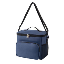 Sac à lunch isotherme 12 L avec bandoulière réglable | Glacière étanche et pliable pour le travail, les pique-niques, le camping et les voyages